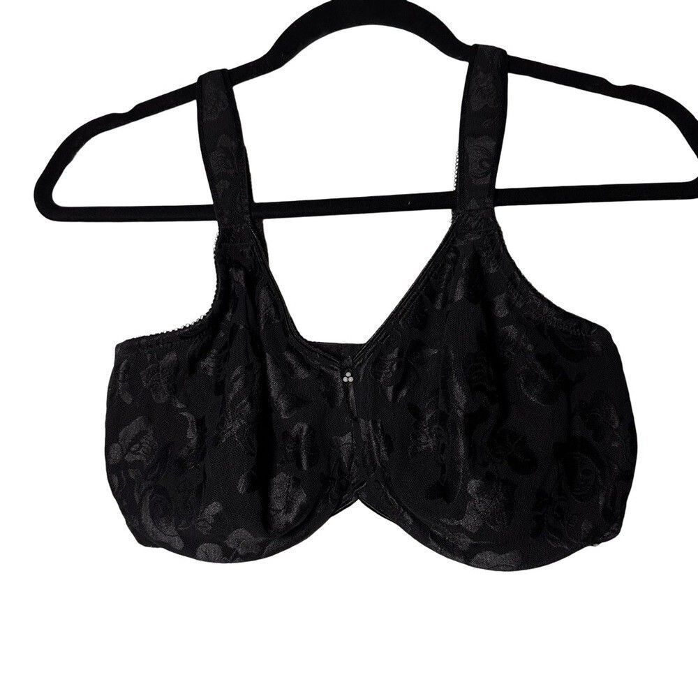 WACOAL 36DDD Awareness 85567 Full Coverage Seamless Black Underwire Support